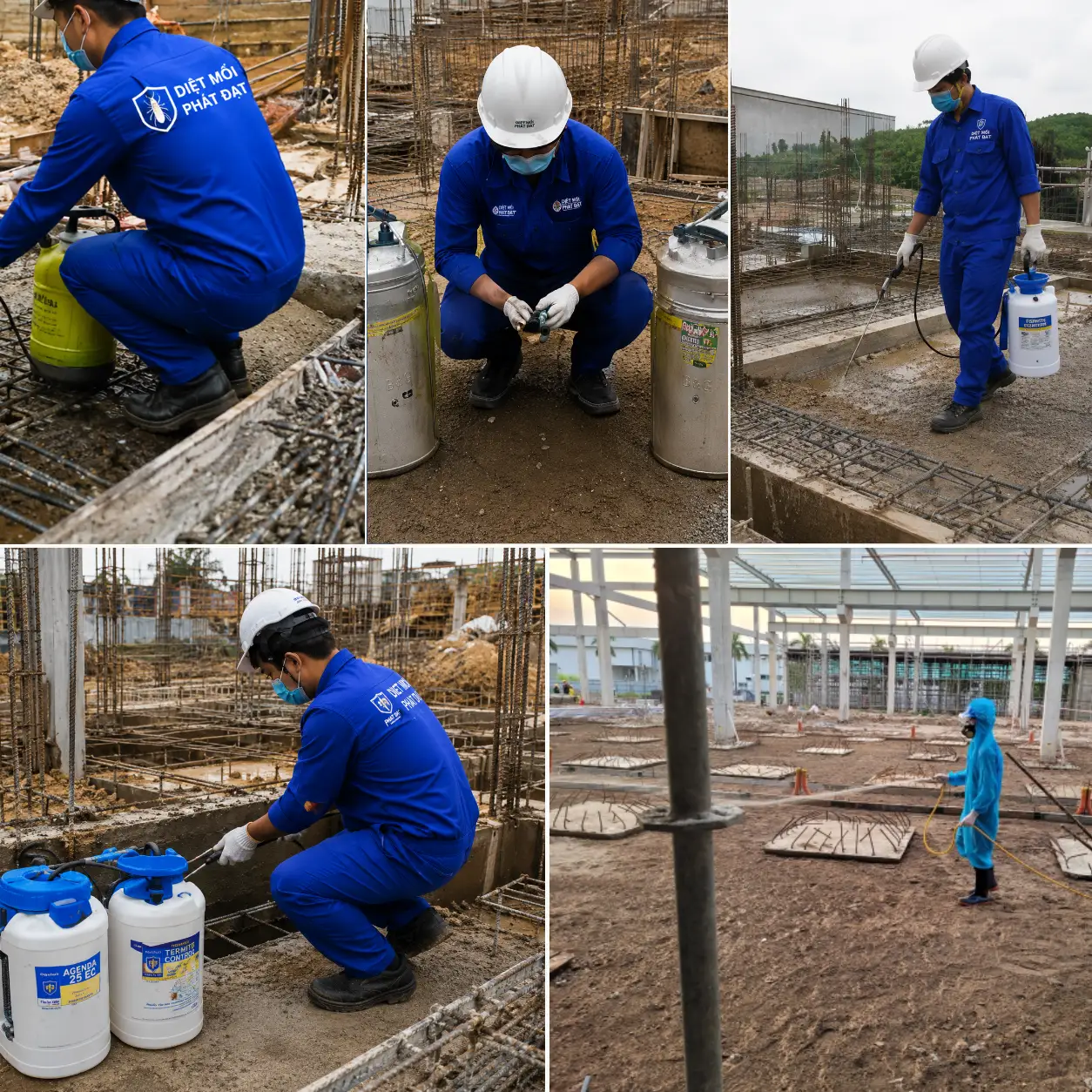 diệt mối cho công trình xây dựng ảnh thực tế 01